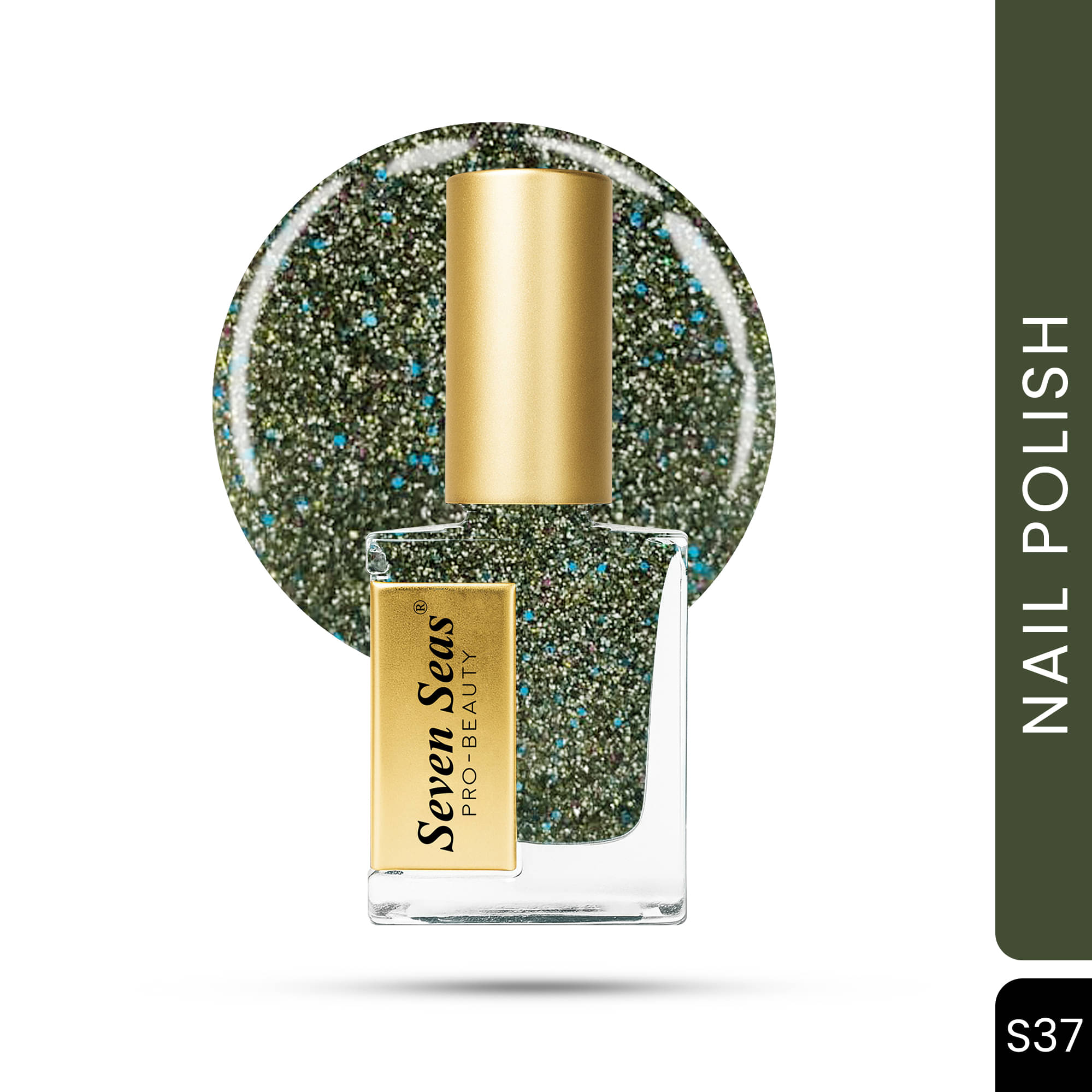     			Seven Seas Green Matte Nail Polish 11 ( Pack of 1 )