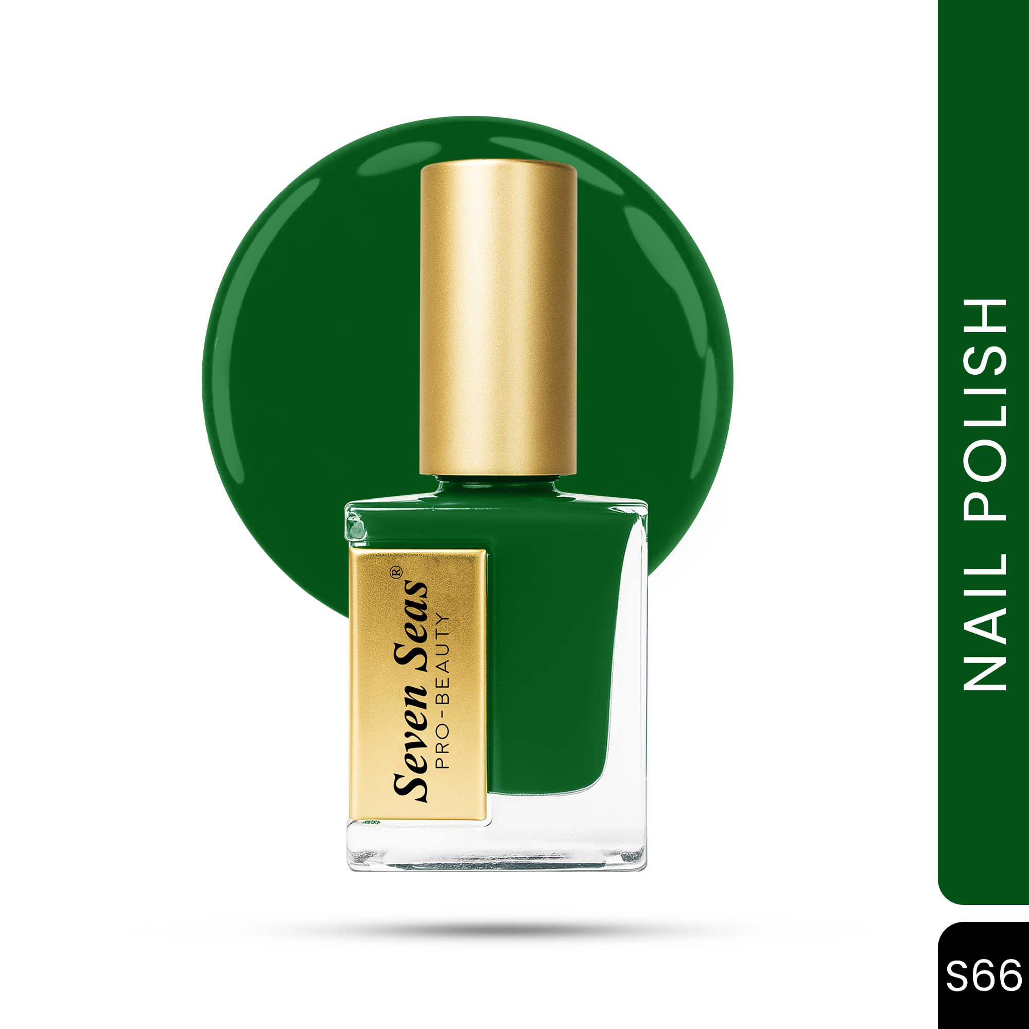     			Seven Seas Green Matte Nail Polish 11 ( Pack of 1 )