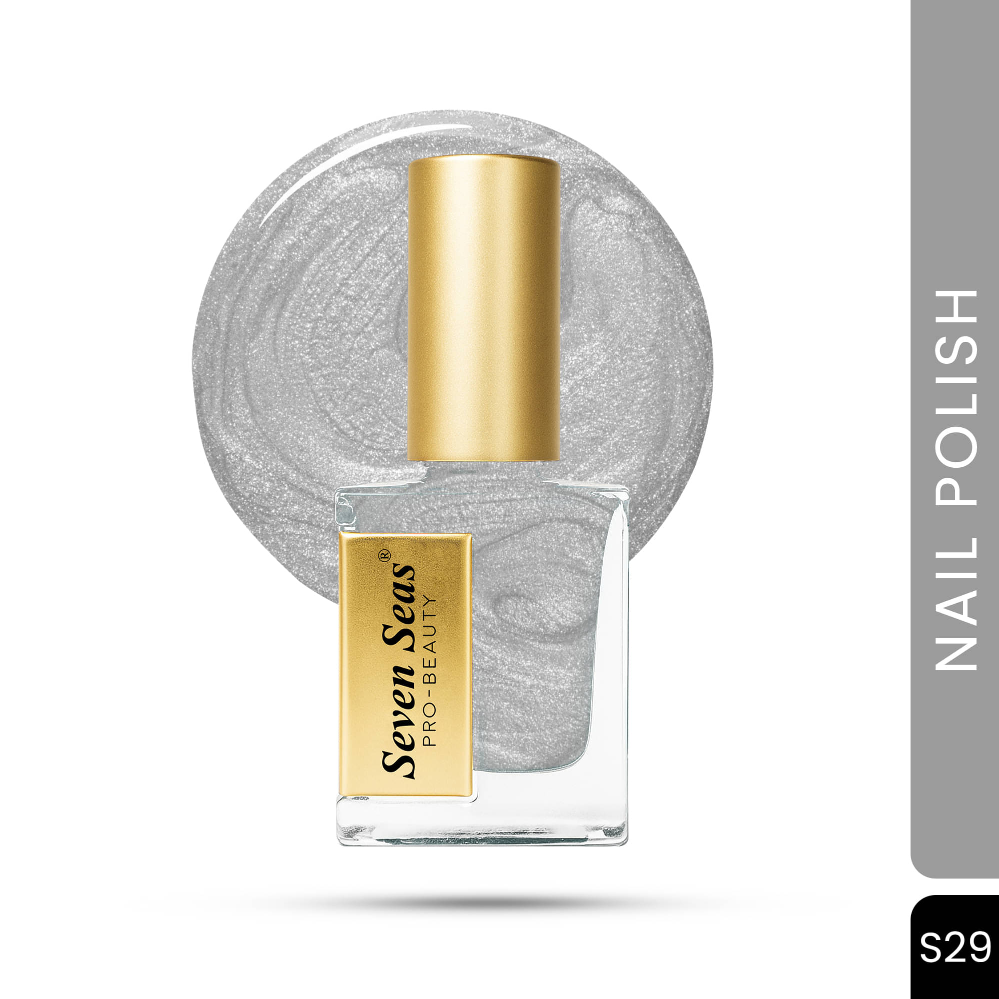     			Seven Seas Grey Glitteratti Matte Nail Polish 11 ( Pack of 1 )