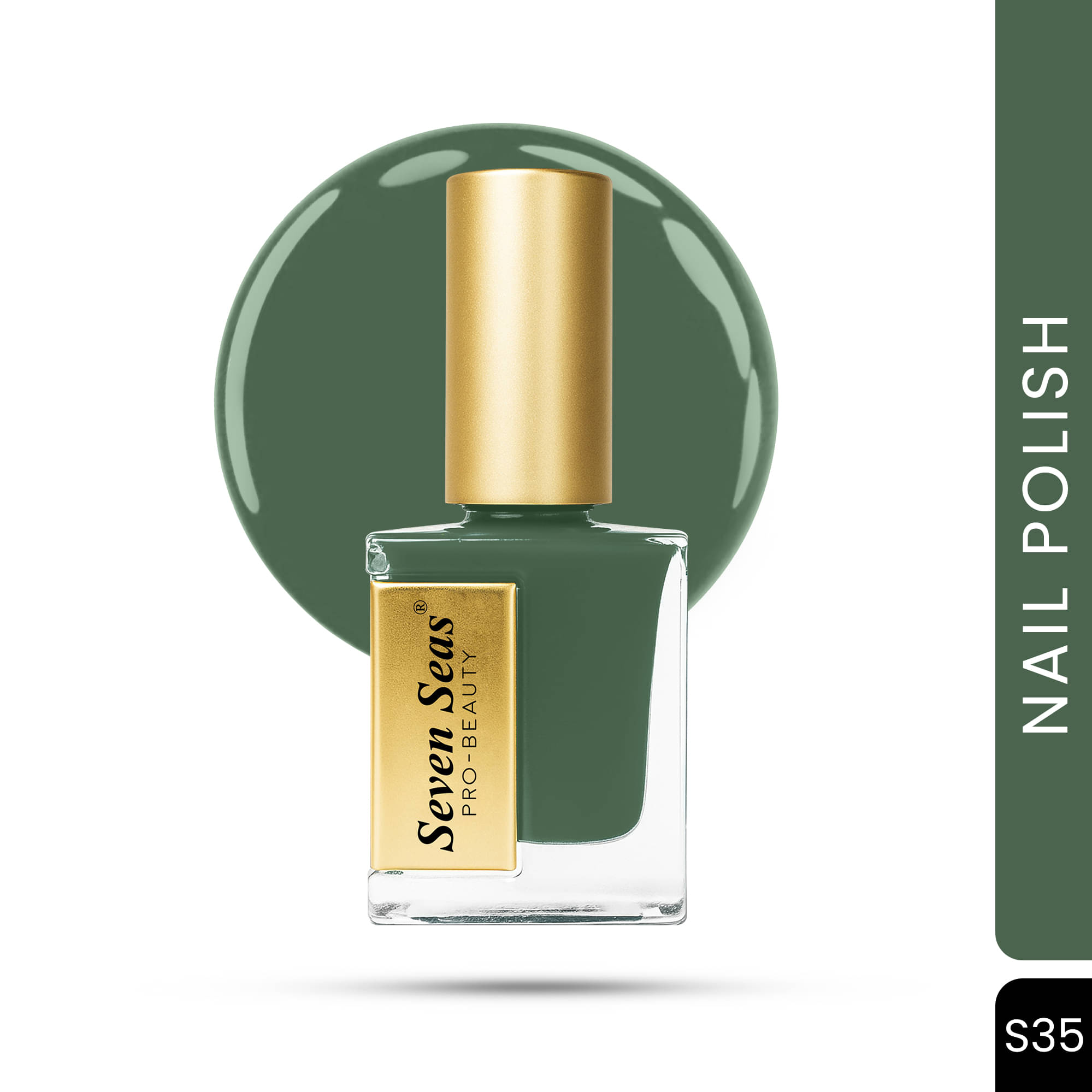     			Seven Seas Olive Matte Nail Polish 11 ( Pack of 1 )