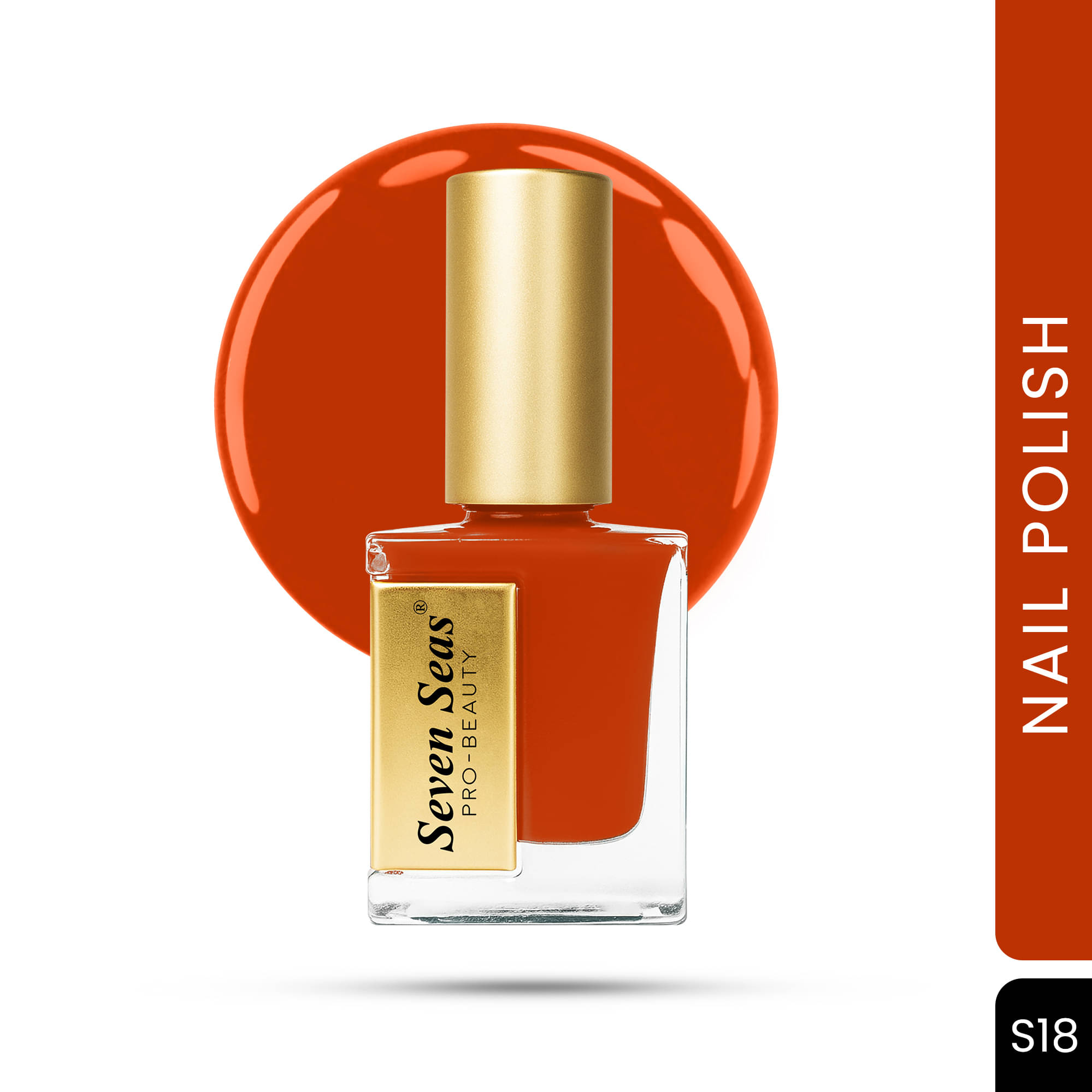     			Seven Seas Orange Matte Nail Polish 11 ( Pack of 1 )