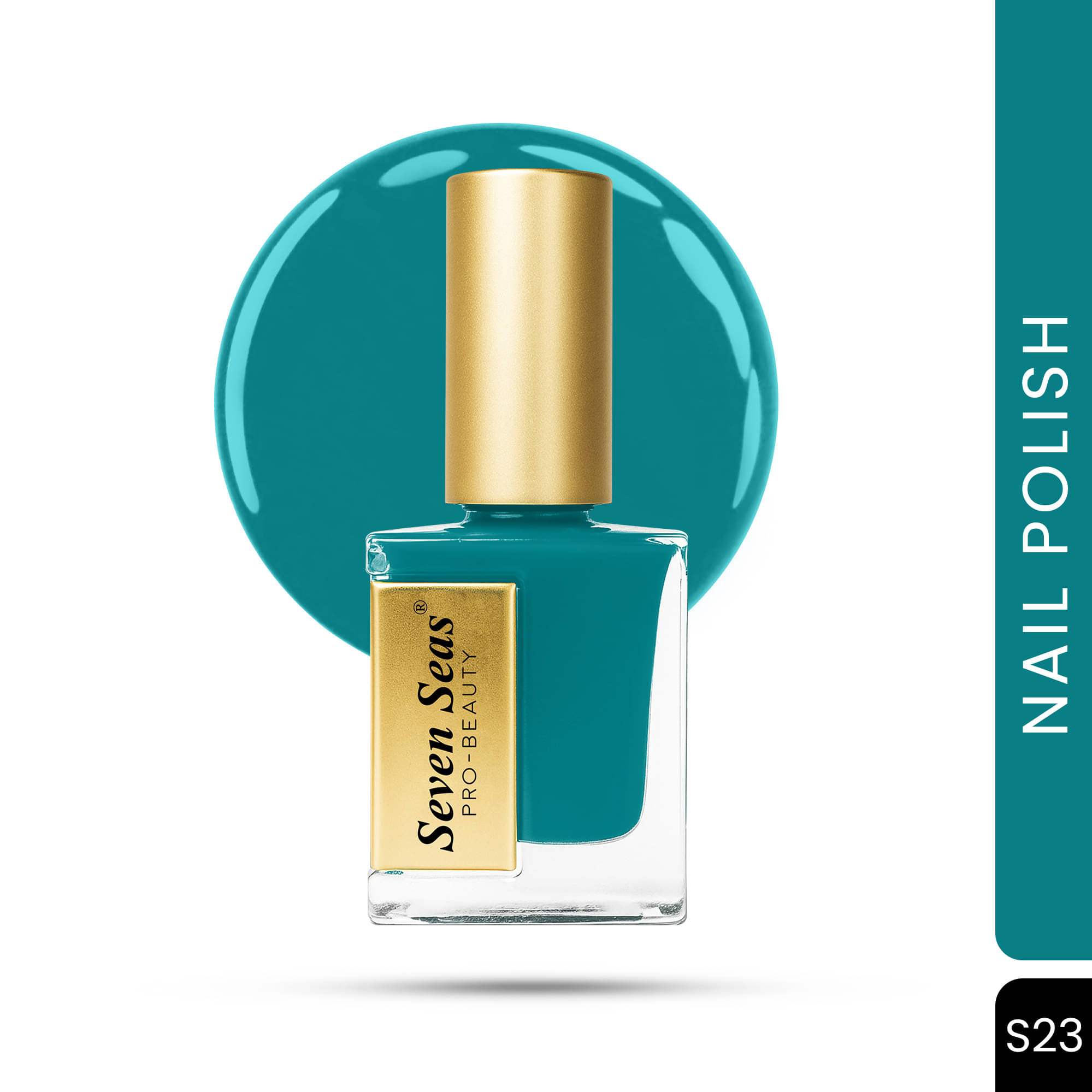     			Seven Seas Peacock Blue Matte Nail Polish 11 ( Pack of 1 )