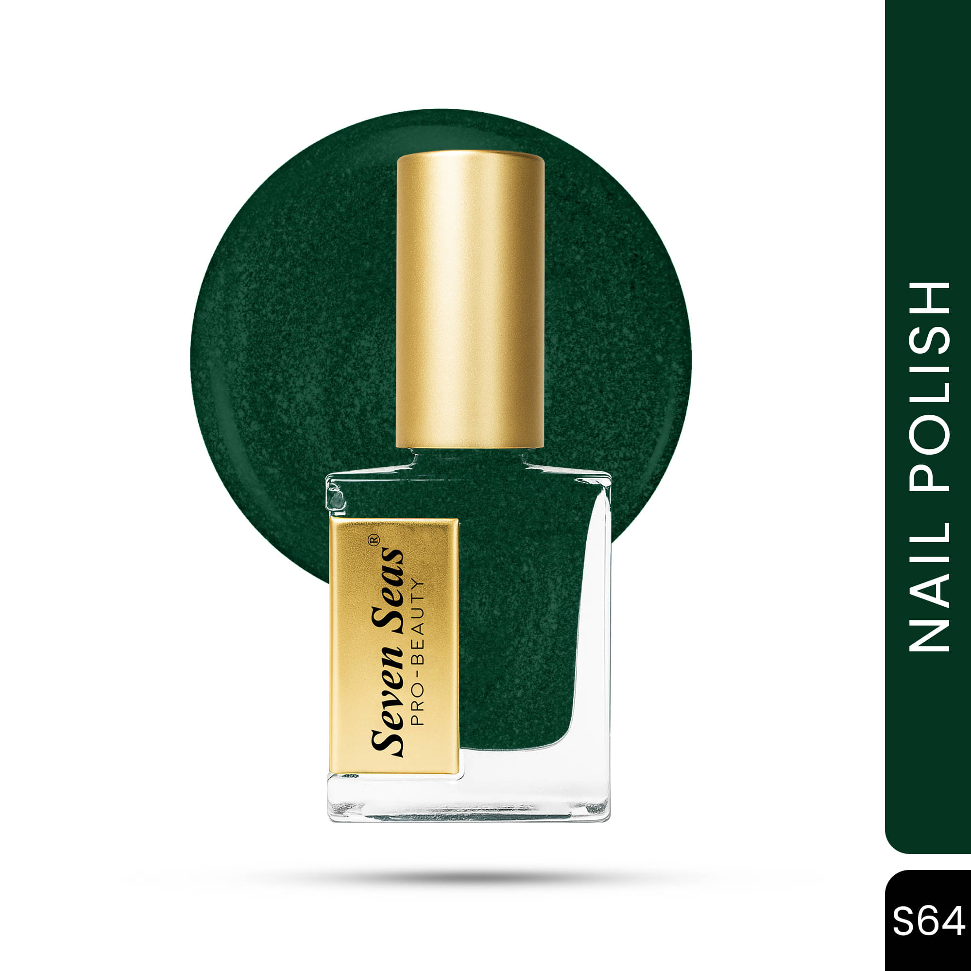     			Seven Seas Peacock Green Matte Nail Polish 11 ( Pack of 1 )