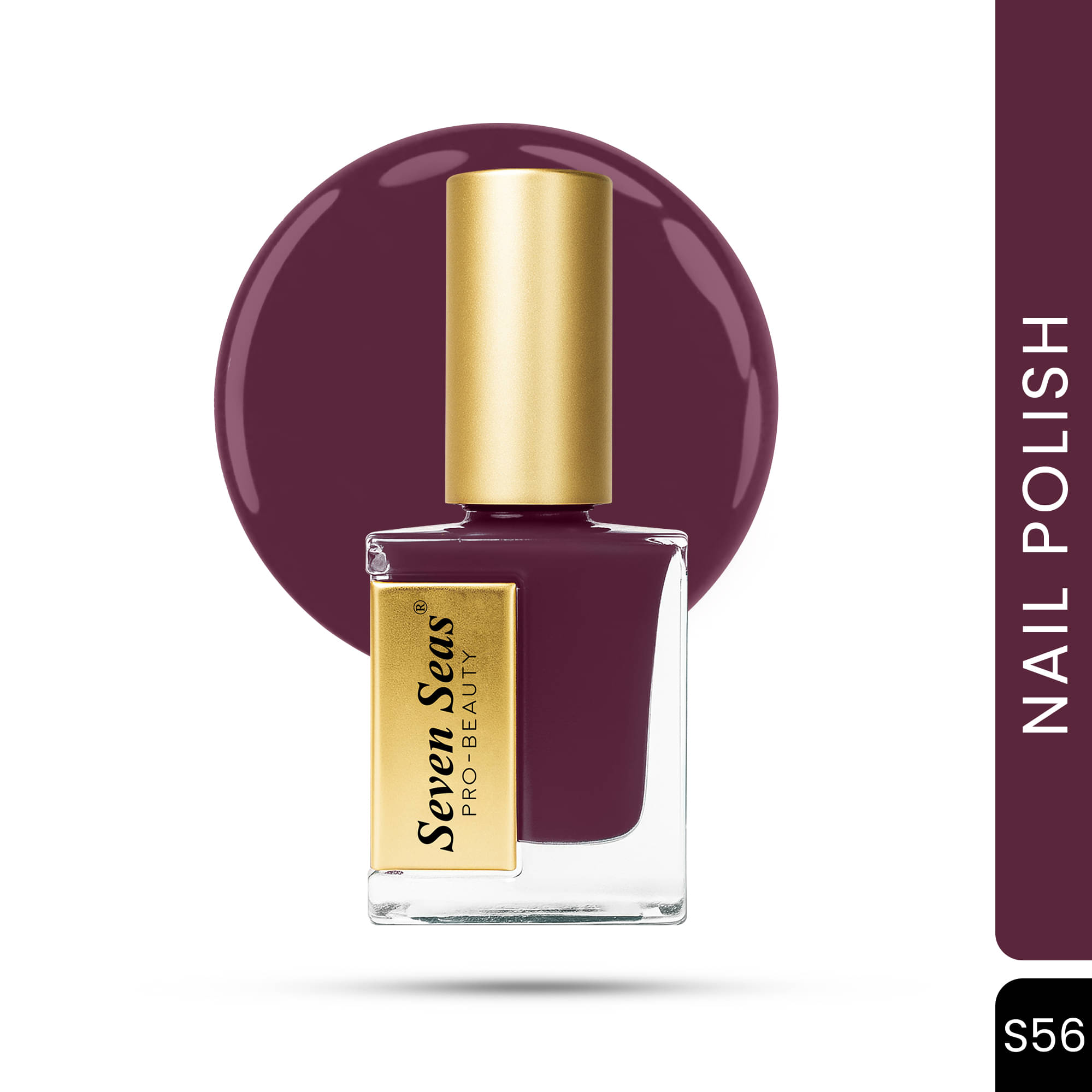     			Seven Seas Plum Matte Nail Polish 11 ( Pack of 1 )