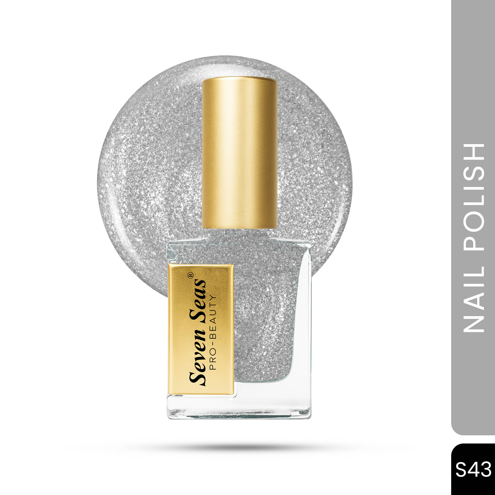     			Seven Seas Silver Matte Nail Polish 11 ( Pack of 1 )