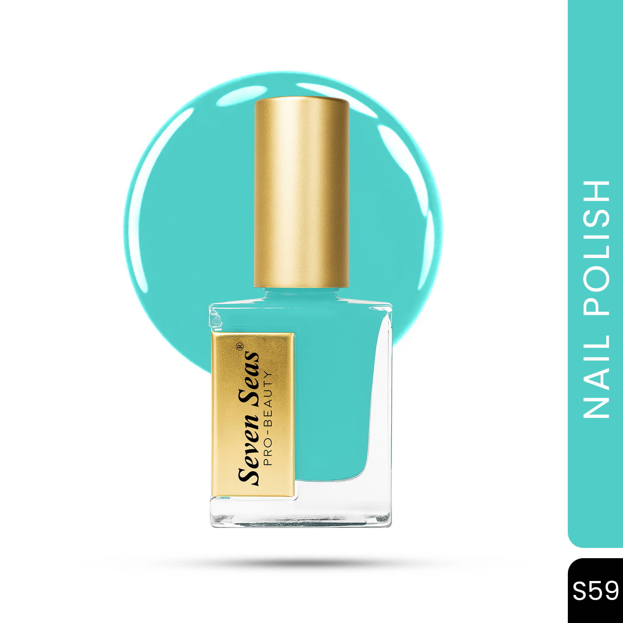     			Seven Seas Sky Blue Matte Nail Polish 11 ( Pack of 1 )