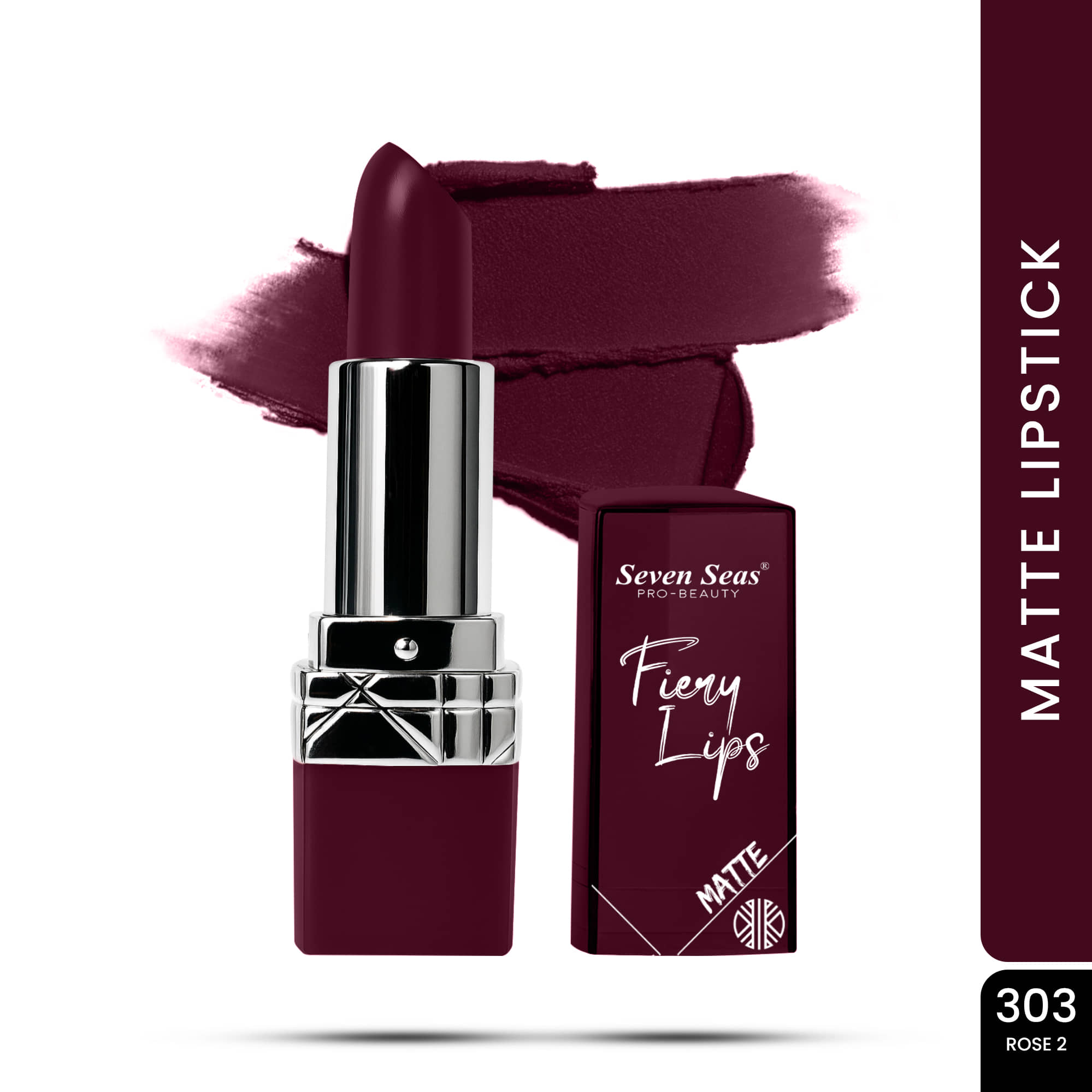 Seven Seas Deep Brown Matte Long Lasting Crayon Lipstick ( Pack of 1 )
