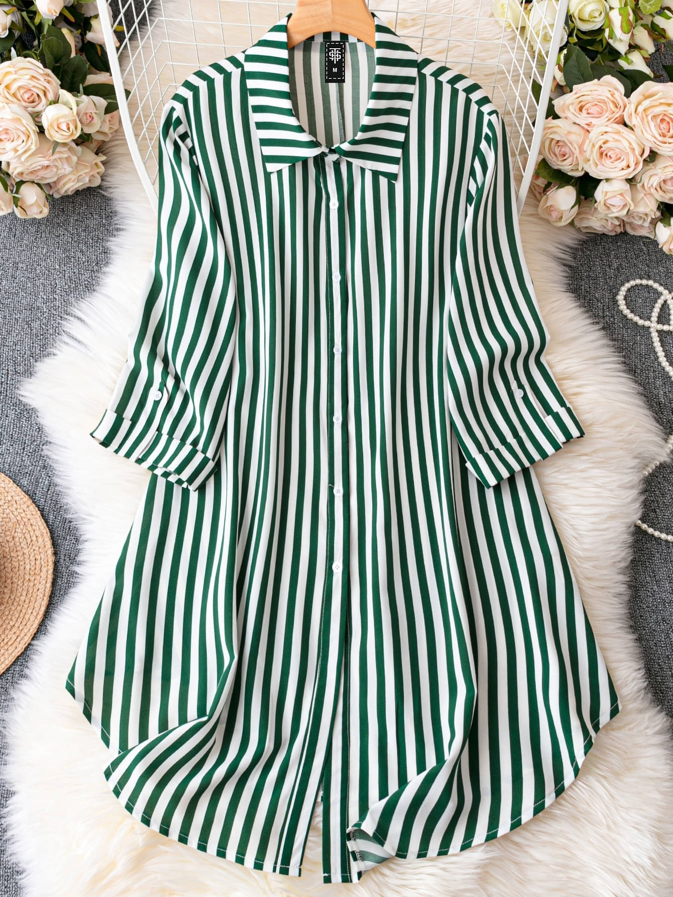 Sheetal associates Women Polyester Printed Shirt Dress ( Green )     			Sheetal associates Women Polyester Printed Shirt Dress ( Green )