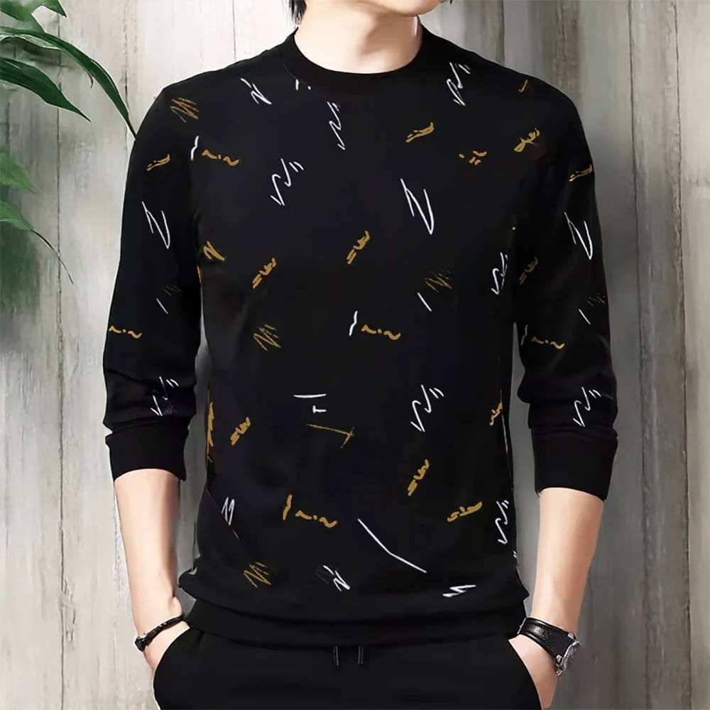     			Tripr Men Cotton Blend Regular Fit Printed T-Shirt ( Multicolor13 )
