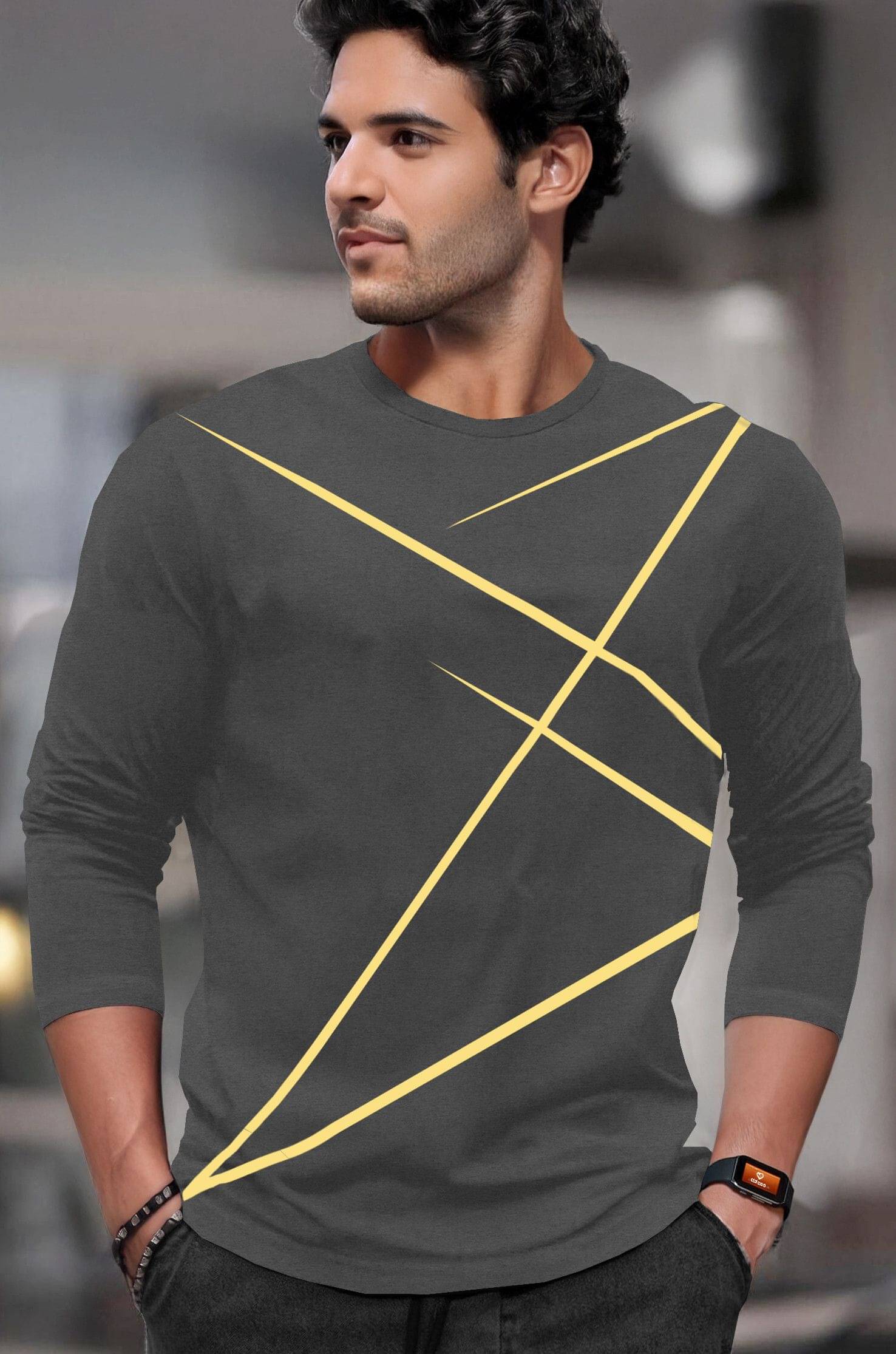     			Tripr Men Cotton Blend Regular Fit Printed T-Shirt ( Multicolor10 )