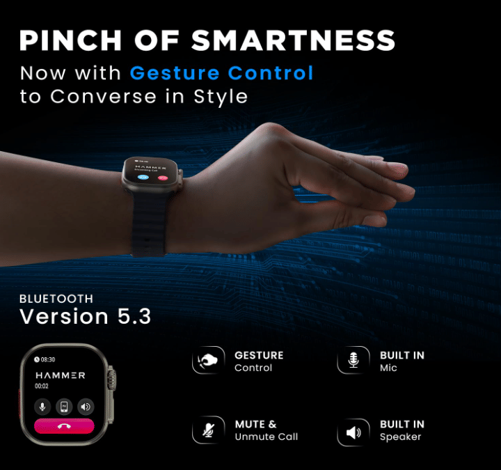 Ultra Smart Watch with Beautiful Strap, Bluetooth Calling Smart Watch, 1.99" Touch Display with Fitness & Outdoor, Health & Medical Tracker, 8 Unique UI Interactions Ultra Smart Watch with Beautiful Strap, Bluetooth Calling Smart Watch, 1.99" Touch Display with Fitness & Outdoor, Health & Medical Tracker, 8 Unique UI Interactions