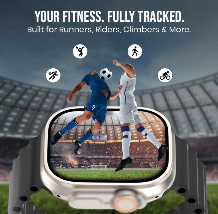 Ultra Smart Watch with Beautiful Strap, Bluetooth Calling Smart Watch, 1.99" Touch Display with Fitness & Outdoor, Health & Medical Tracker, 8 Unique UI Interactions Ultra Smart Watch with Beautiful Strap, Bluetooth Calling Smart Watch, 1.99" Touch Display with Fitness & Outdoor, Health & Medical Tracker, 8 Unique UI Interactions
