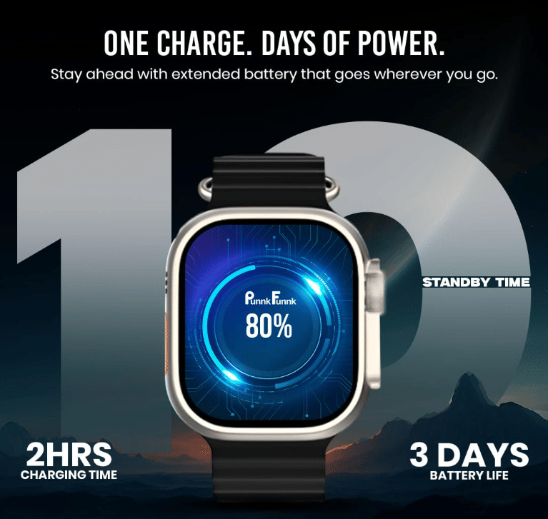     			Ultra Smart Watch with Beautiful Strap, Bluetooth Calling Smart Watch, 1.99" Touch Display with Fitness & Outdoor, Health & Medical Tracker, 8 Unique UI Interactions