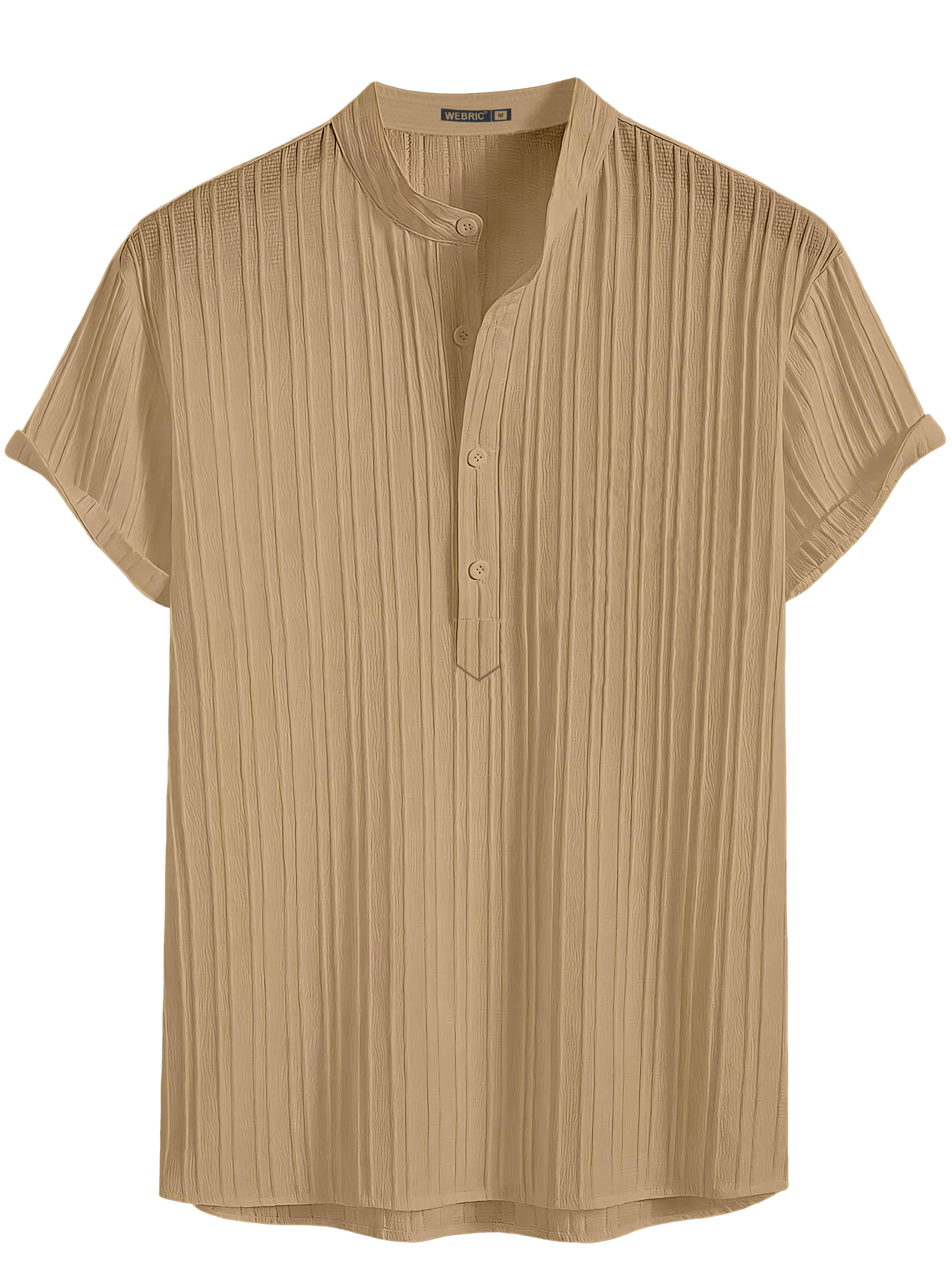 color bucket Cotton Blend Striped Shirt Style Kurta For Men ( Cream ) - Kurtas & Kurta Sets | Buy online on ZillyBuy