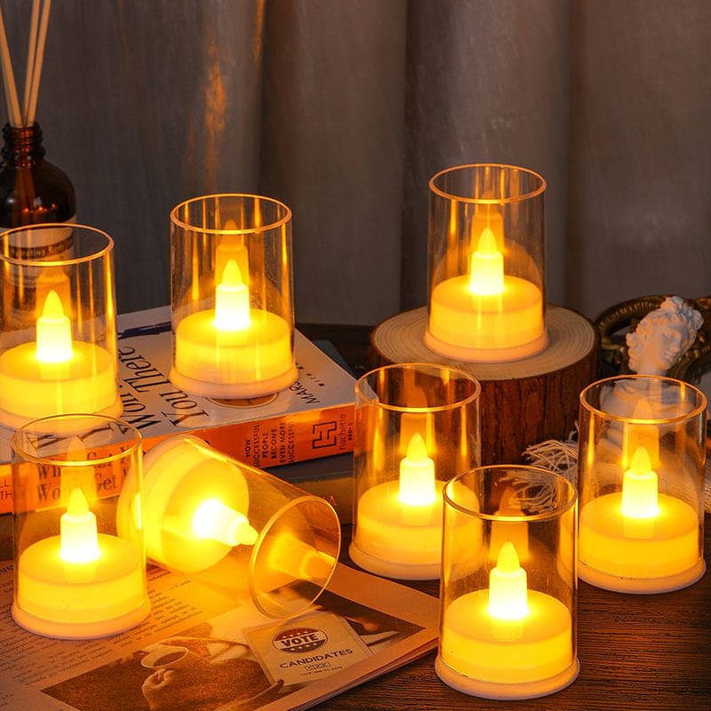     			leeway - LED T-lite Battery Opearted Yellow ( Pack of 6 )