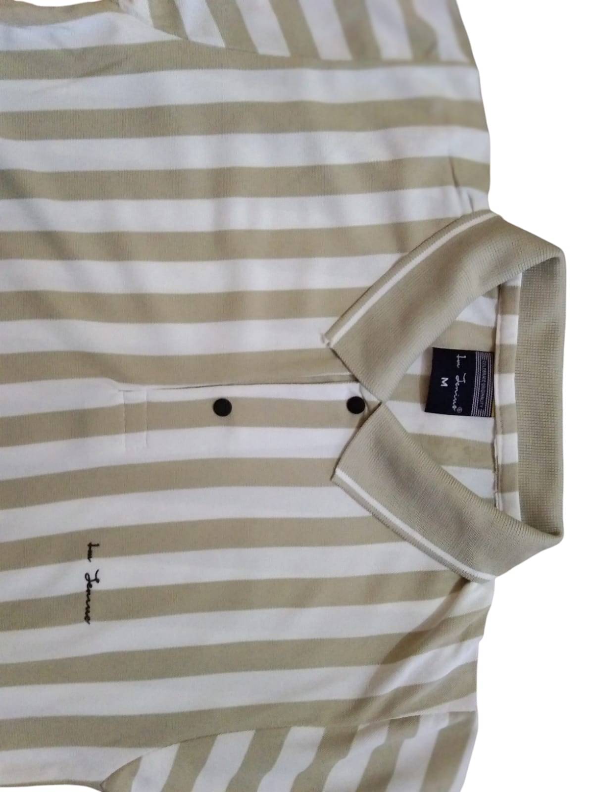 nelart&Design Men Cotton Blend Regular Fit Striped T-Shirt ( Beige ) nelart&Design Men Cotton Blend Regular Fit Striped T-Shirt ( Beige )