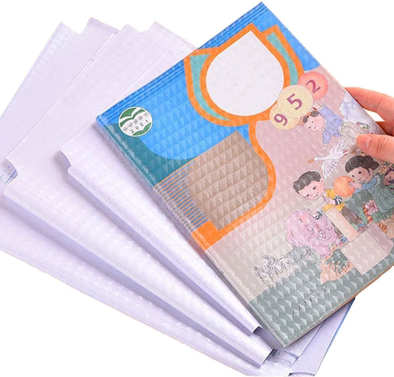30pcs 3 Difference size Book Covers Waterproof Plastic Clear Paper Sticker Book Cover Film for Textbooks Hardcover Protective Thick Stick - Stationery | Buy online on ZillyBuy