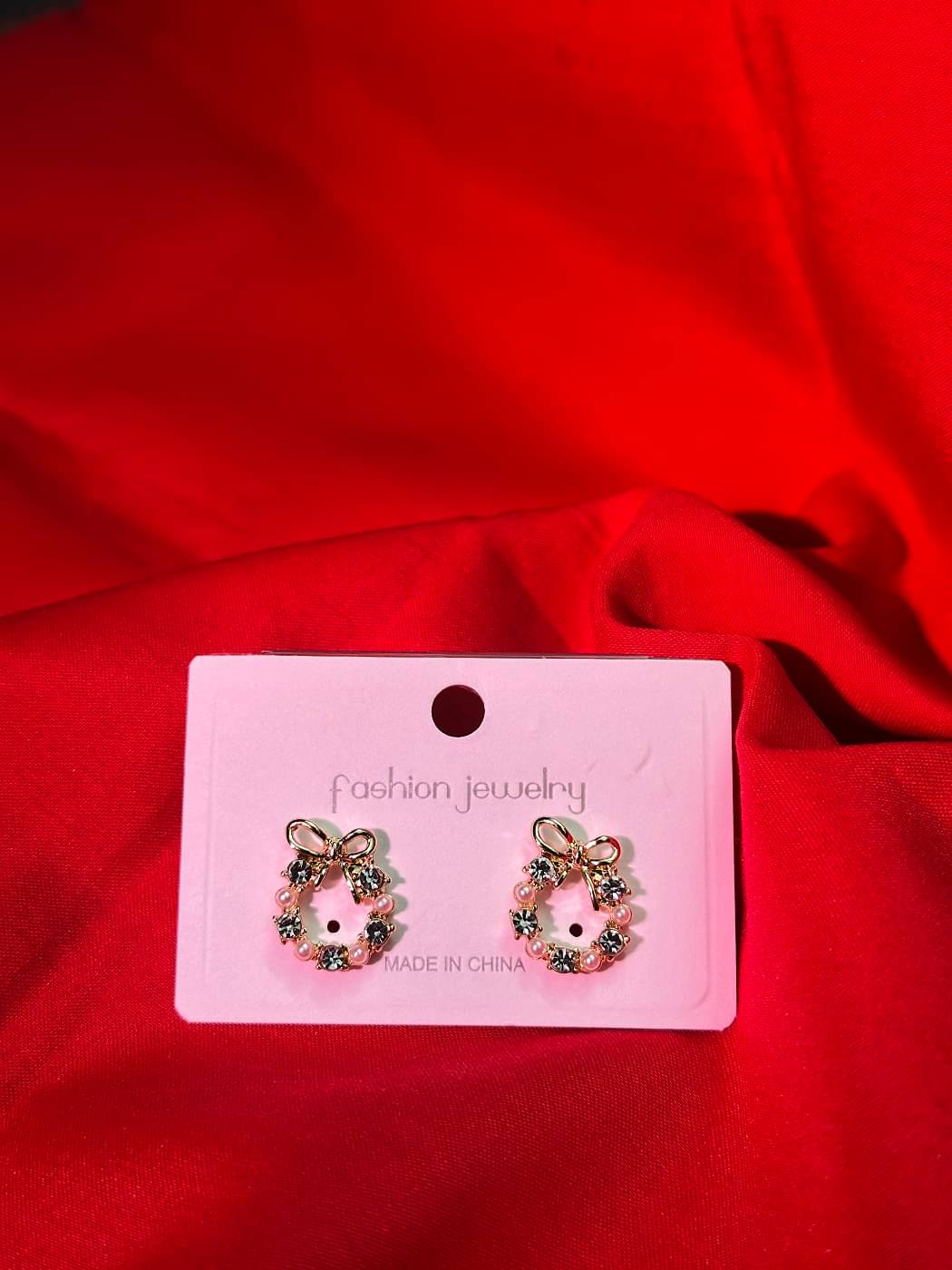     			ADOREX Tan Stud Earrings ( Pack of 1 )