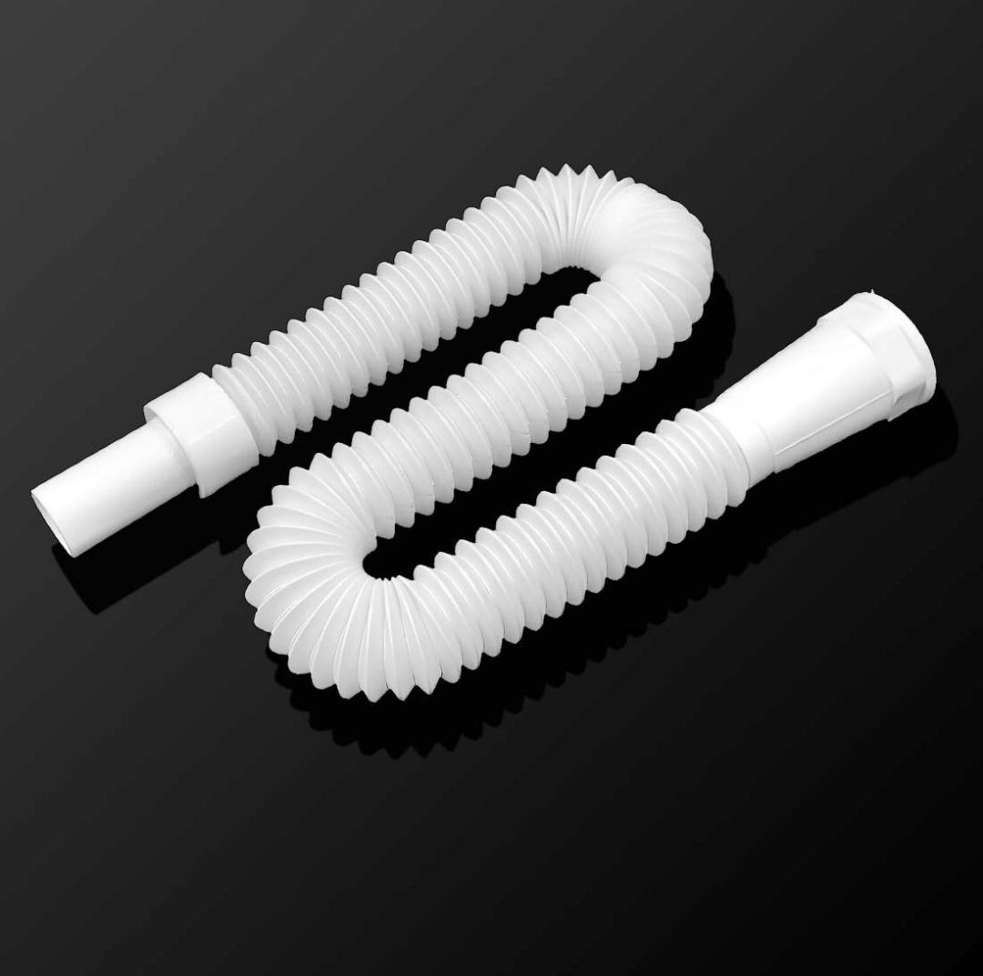     			BATHBLISS PVC Flexible Waste Pipe 1-1/4" for Kitchen Sink Heavy Duty Waste Water Drain Hose Outlet Tube Connector (Pack of 1)