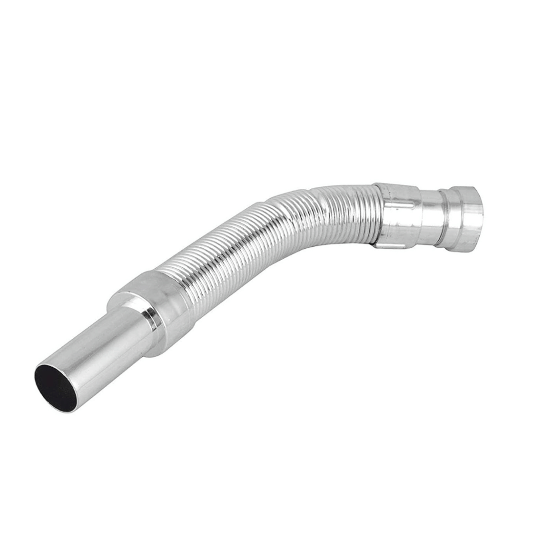     			BATHONIX Chrome Plated PVC Flexible Waste Pipe 1-1/4" for Kitchen Sink Heavy Duty Waste Water Drain Hose Outlet Tube Connector (Pack of 1)