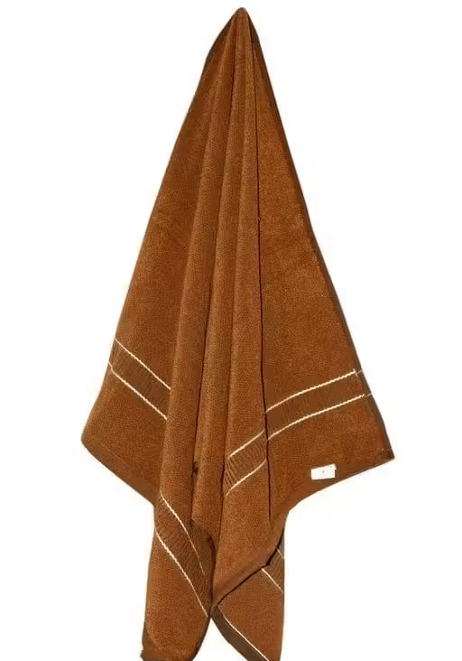     			BRIJWASI FASHION Pack of 1 Cotton 400 -GSM Bath Towel ( Brown )
