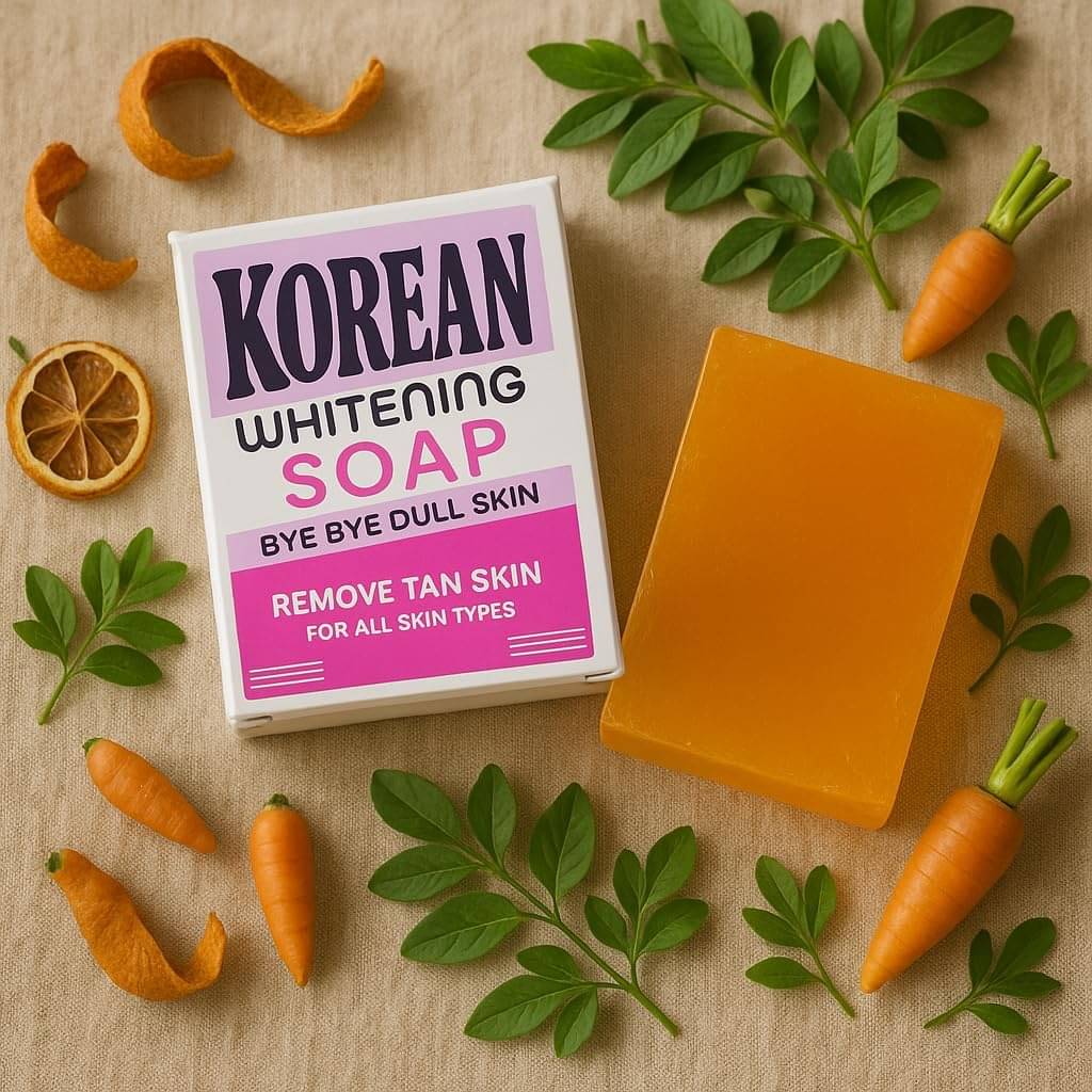     			Glafira Beauty korean whitening soap Bar for All Skin Type ( Pack of 1 )