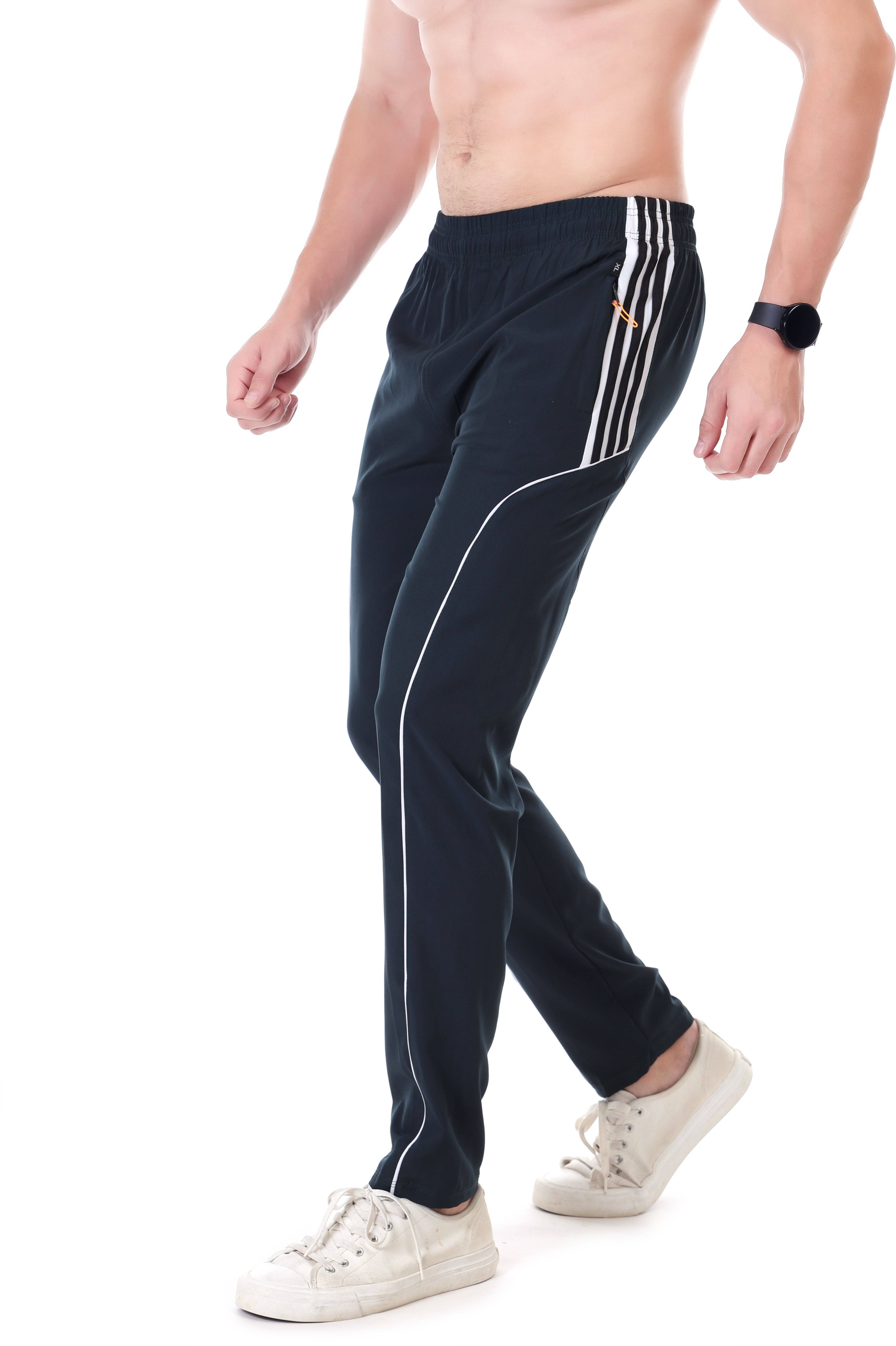 LINESPORTS Dark Green Polyester Men's Sports Trackpants ( Pack of 1 ) LINESPORTS Dark Green Polyester Men's Sports Trackpants ( Pack of 1 )