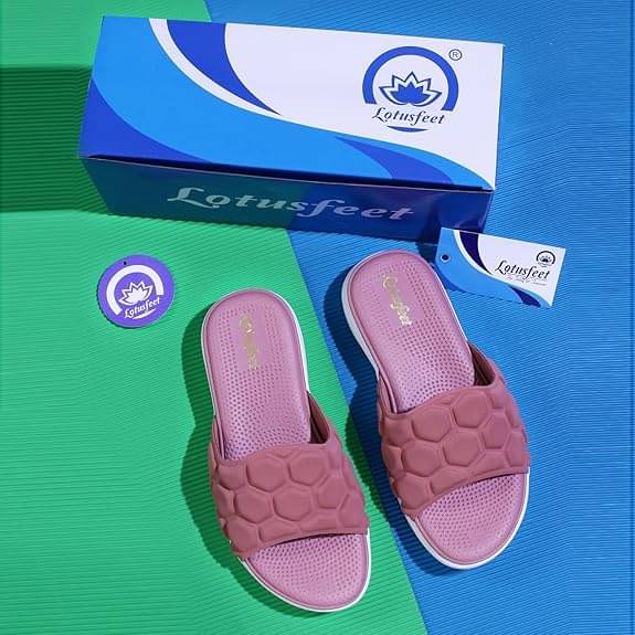     			Lotusfeet pink Women's V-strap Flats