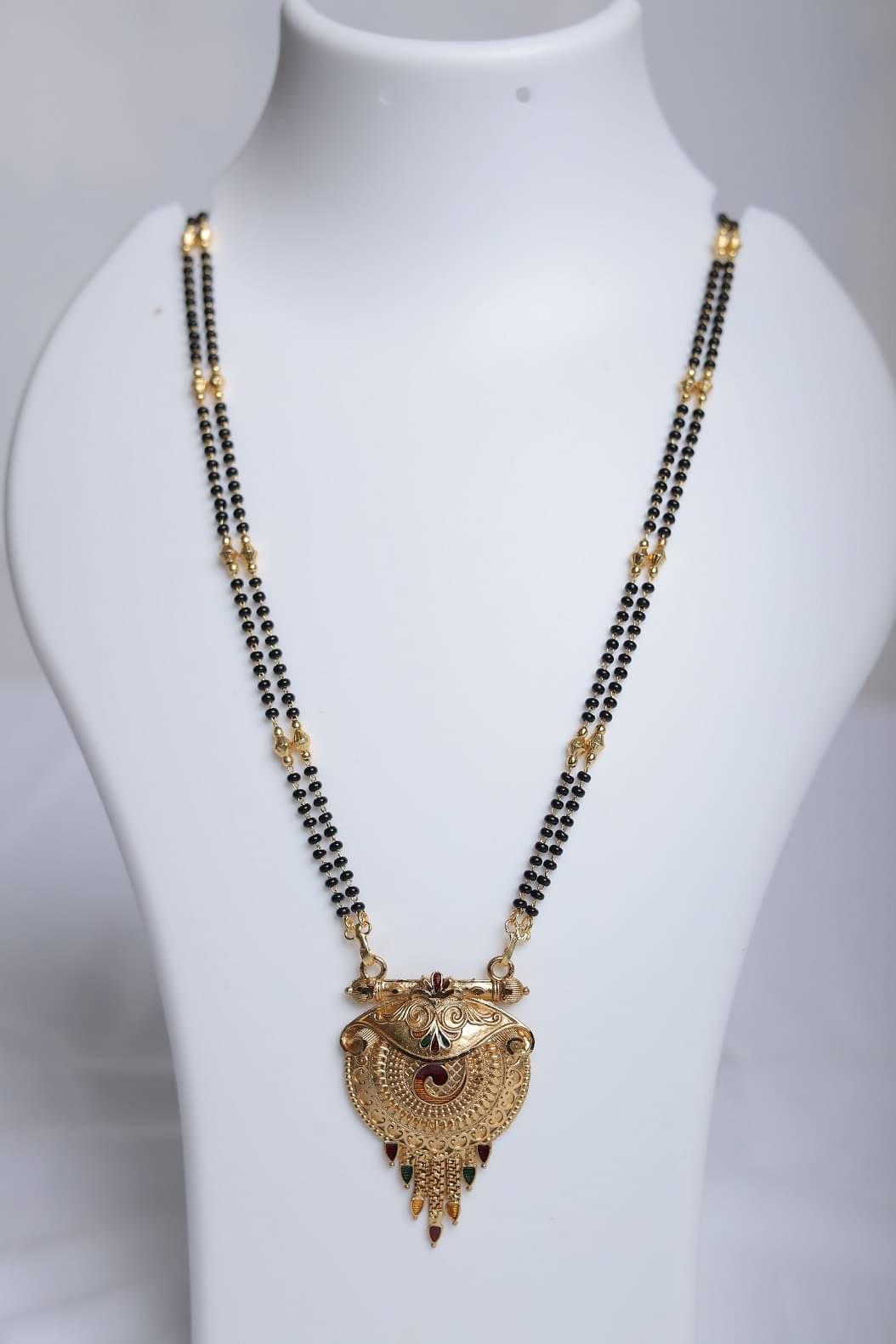     			Madhuram Fashion Golden Mangalsutra ( Pack of 1 )