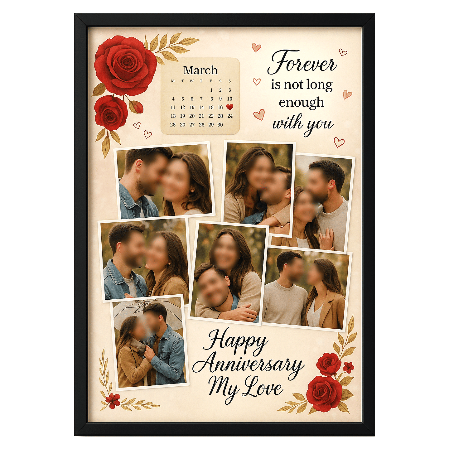 Metaverse Home Decor MDF Table Top & Wall hanging Multicolour Collage Photo Frame No. of Pieces- 1 Metaverse Home Decor MDF Table Top & Wall hanging Multicolour Collage Photo Frame No. of Pieces- 1