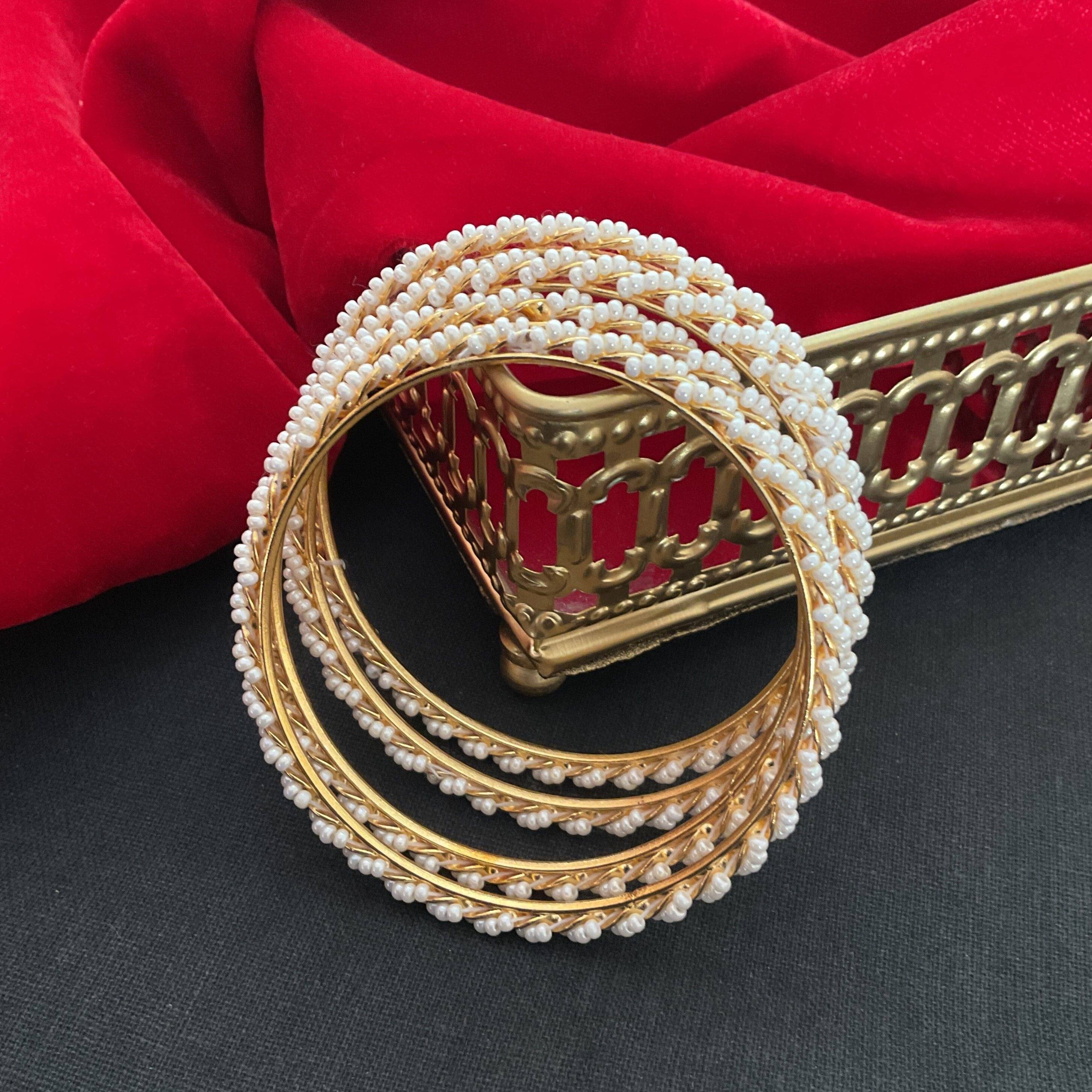 Mohati Gold Bangle Set ( Pack of 4 ) Mohati Gold Bangle Set ( Pack of 4 )