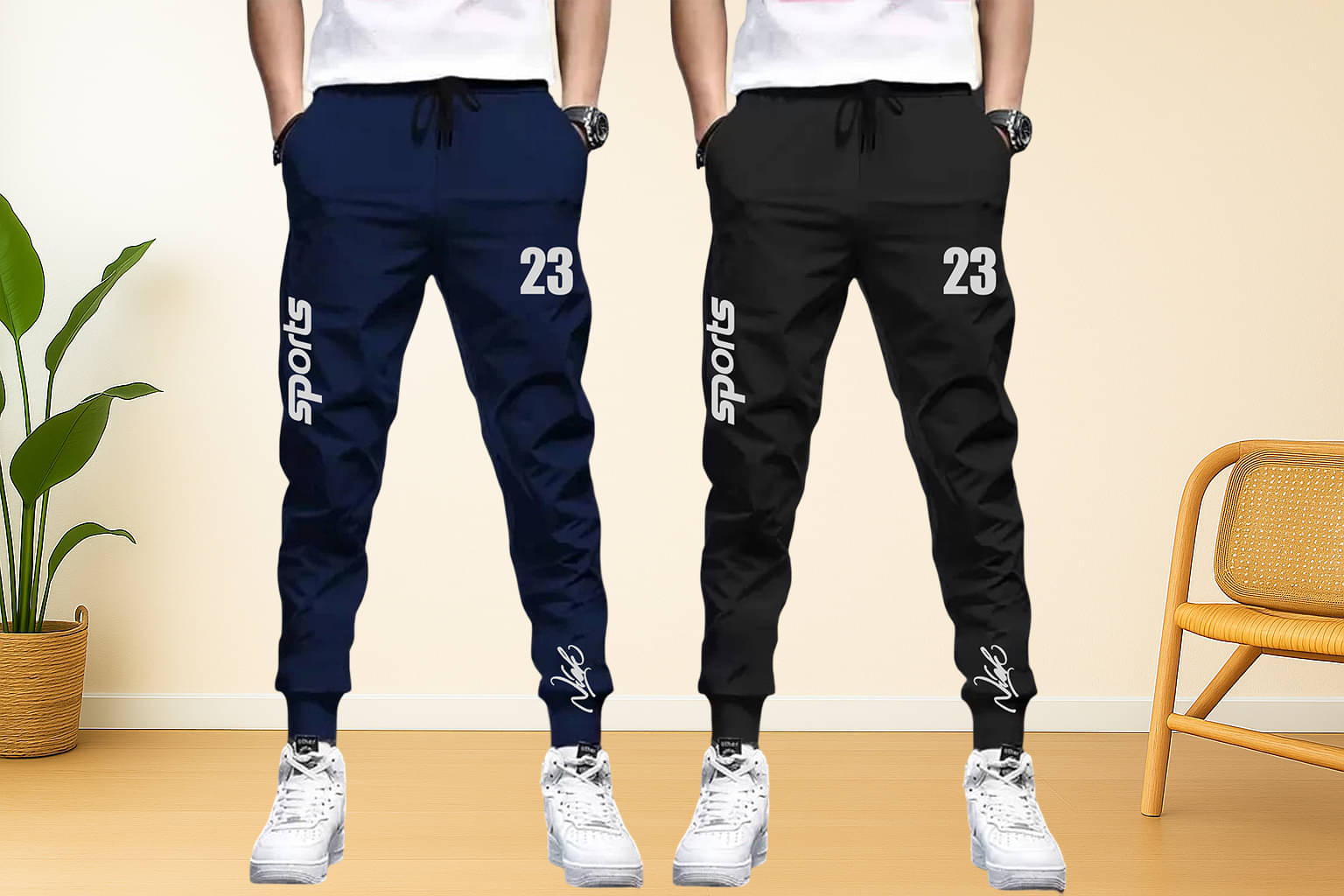 NB NICKY BOY Multicolor 2 Cotton Blend Men's Trackpants ( Pack of 2 ) NB NICKY BOY Multicolor 2 Cotton Blend Men's Trackpants ( Pack of 2 )