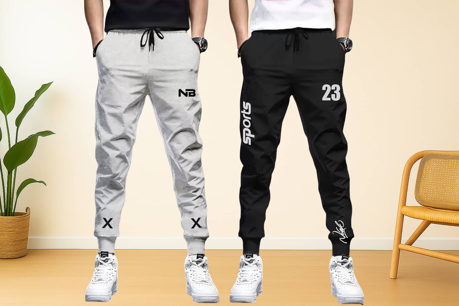 NB NICKY BOY Multicolor 6 Cotton Blend Men's Trackpants ( Pack of 2 ) NB NICKY BOY Multicolor 6 Cotton Blend Men's Trackpants ( Pack of 2 )