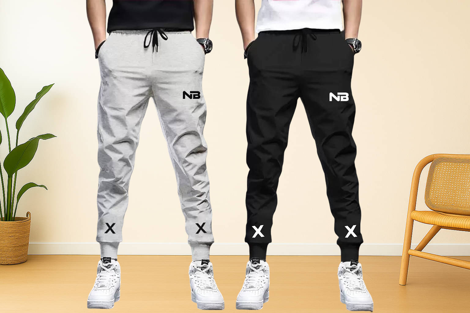 NB NICKY BOY Multicolor 7 Cotton Blend Men's Trackpants ( Pack of 2 ) NB NICKY BOY Multicolor 7 Cotton Blend Men's Trackpants ( Pack of 2 )