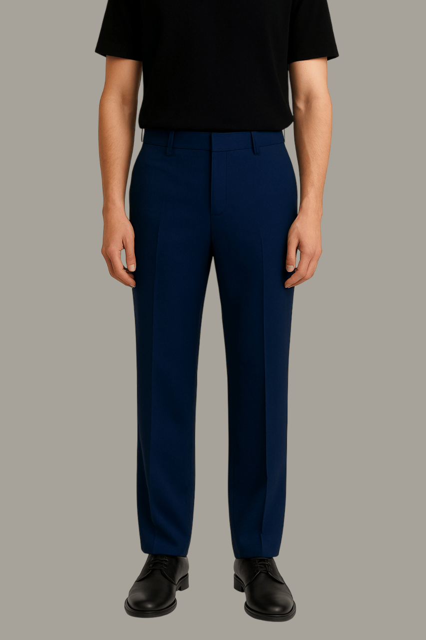 PANCHVATI CREATION Regular Men's Formal Trouser - Navy Blue ( Pack of 1 ) PANCHVATI CREATION Regular Men's Formal Trouser - Navy Blue ( Pack of 1 )