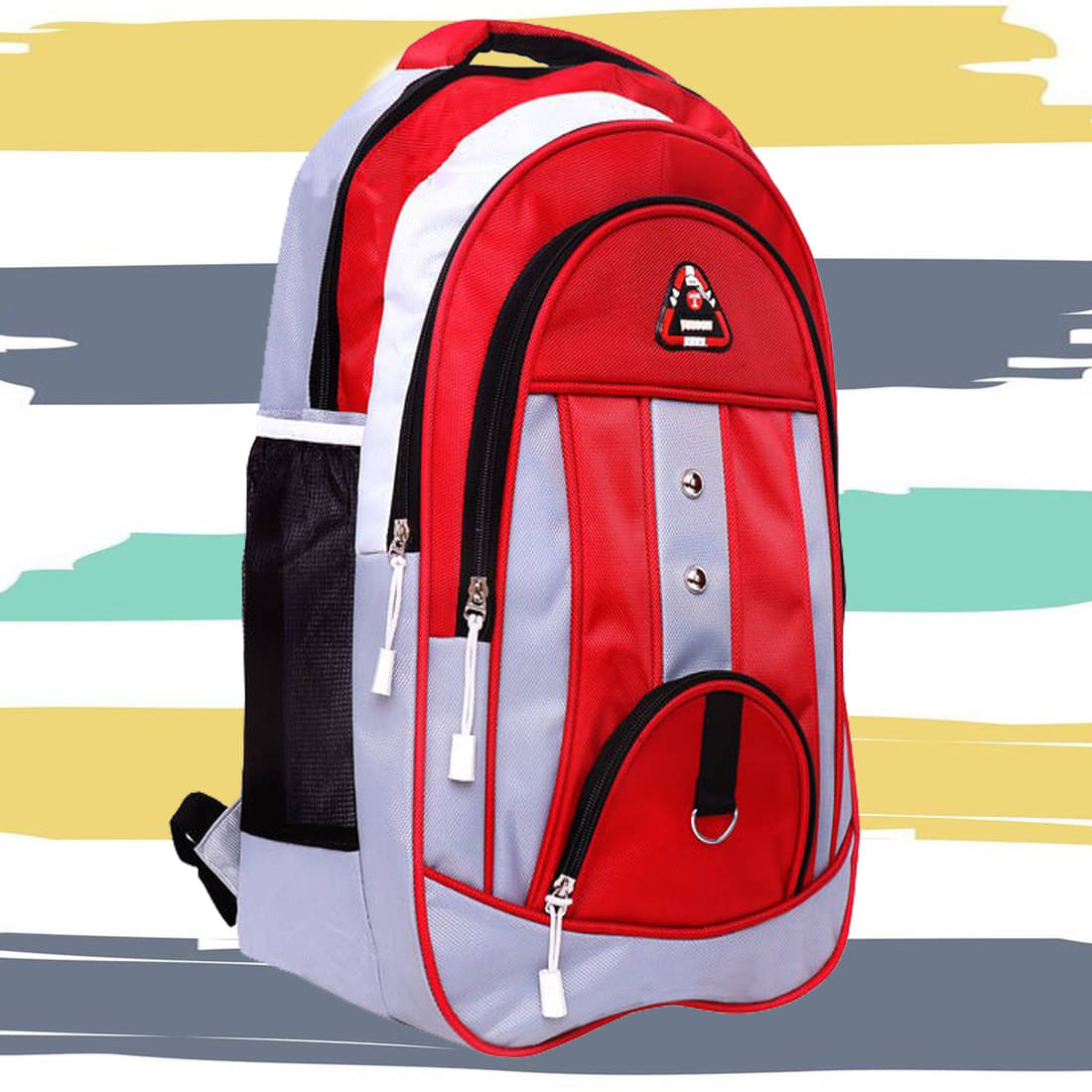     			Reprox 30 Ltrs Canvas Backpack *For Men ( Red )