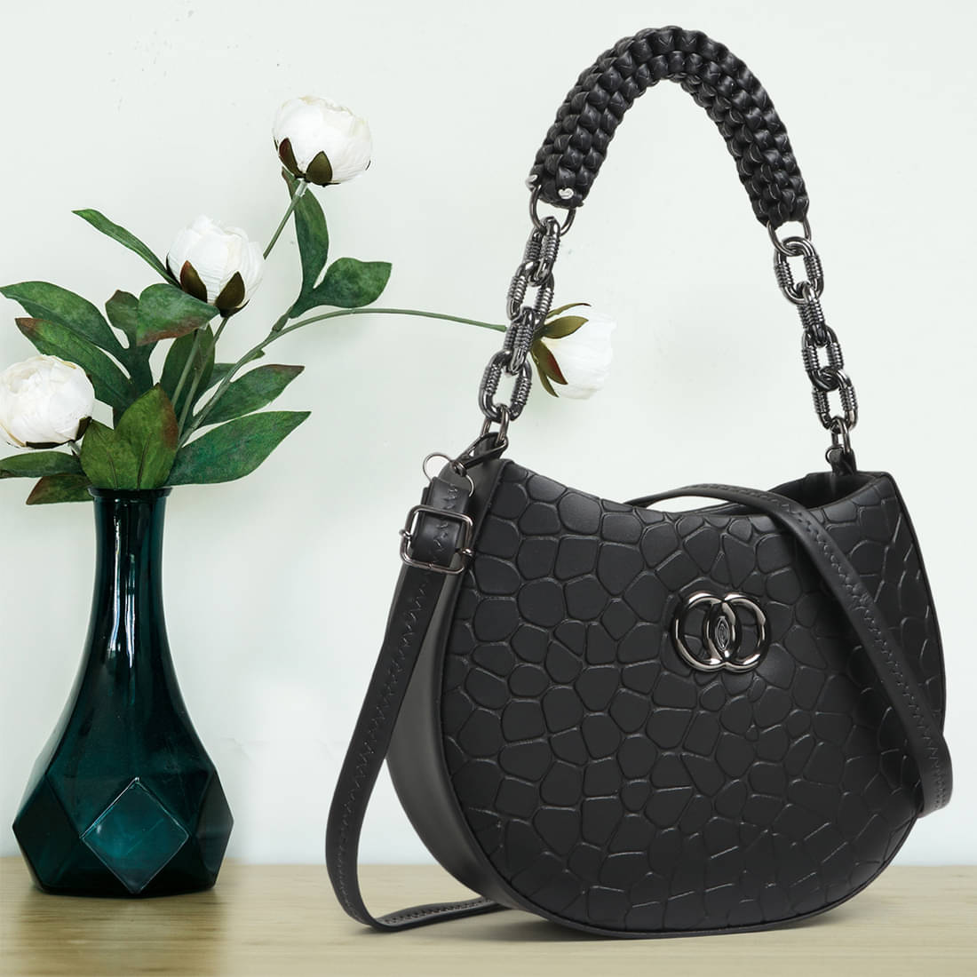 Reprox Sling Bag PU Set of 1 ( Pink ) Reprox Sling Bag PU Set of 1 ( Pink )