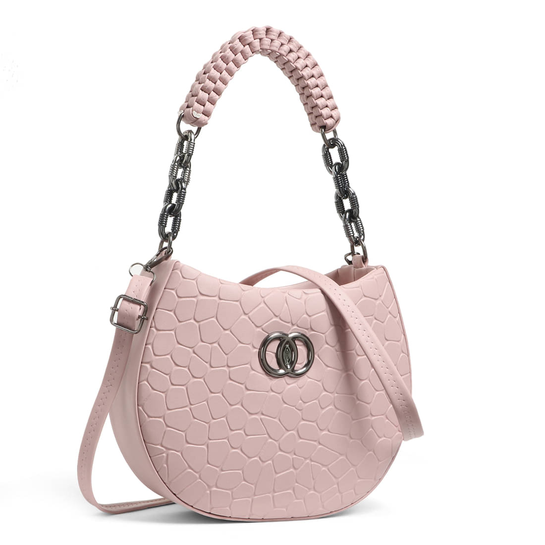     			Reprox Sling Bag PU Set of 1 ( Pink )