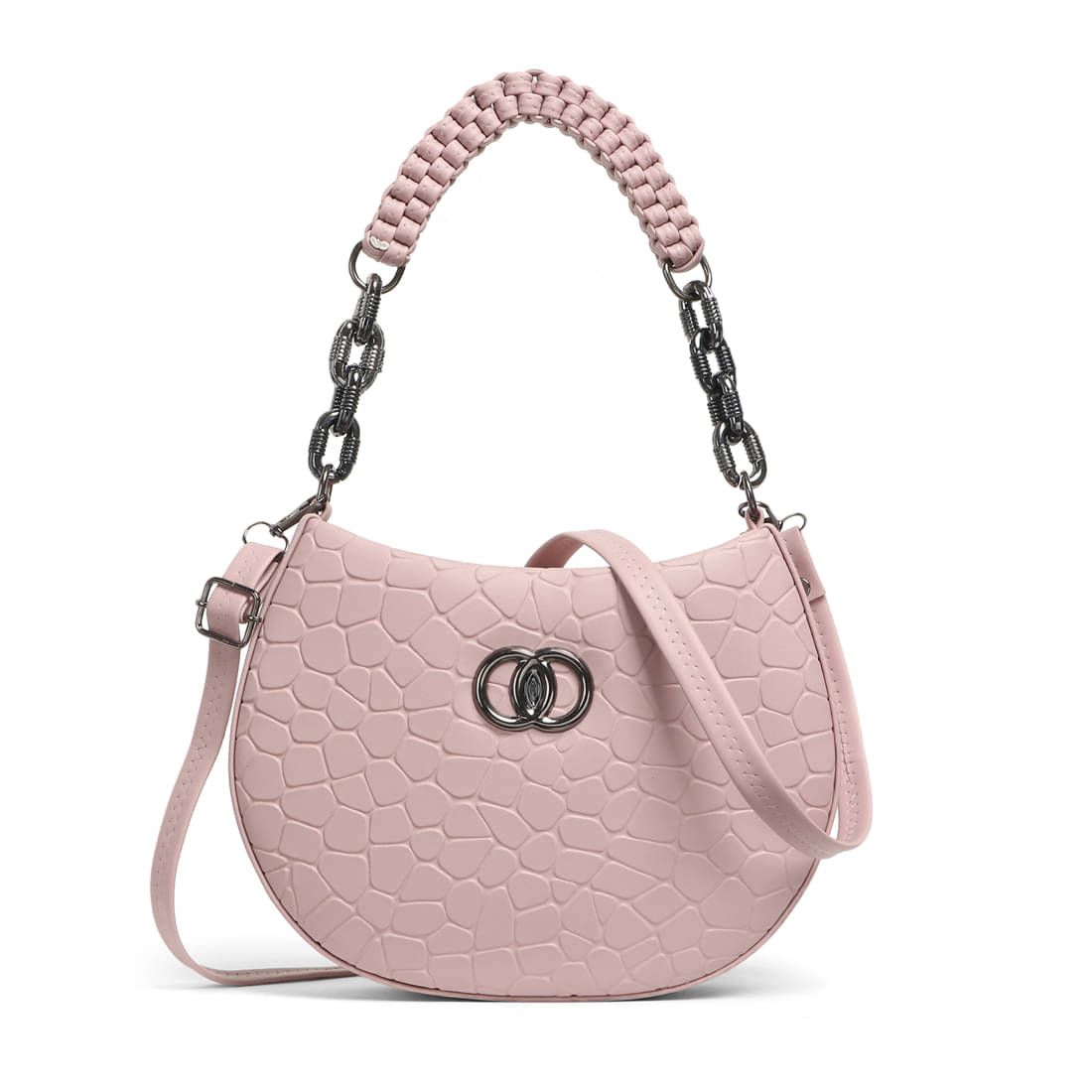     			Reprox Sling Bag PU Set of 1 ( Pink )