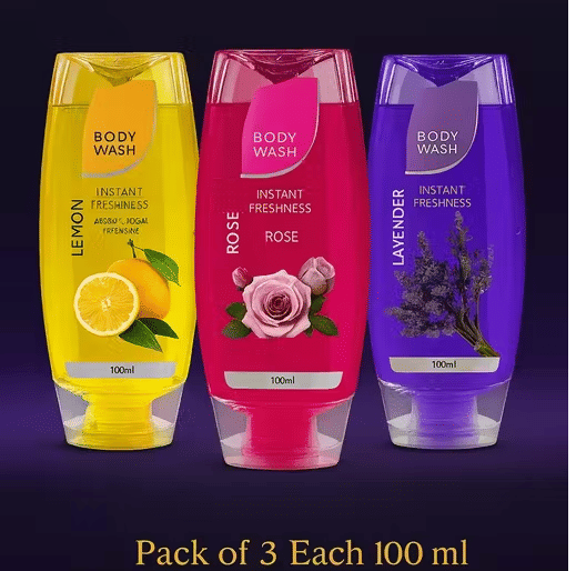     			SHEFFO Glycerin Aquatic Shower Gel Pack of 3