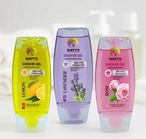     			SHEFFO Glycerin Aquatic Shower Gel Pack of 3