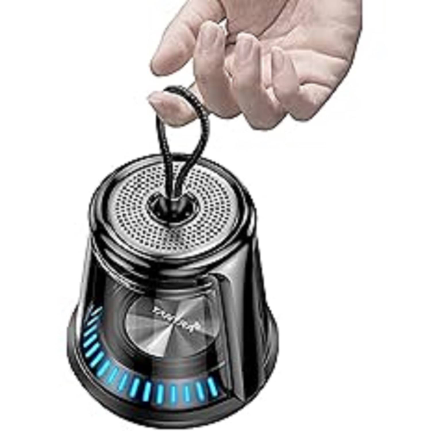     			SIAGO Sound Lamp 5 W Bluetooth Speaker Bluetooth V 5.1 with TWS feature Playback Time 5 hrs Black