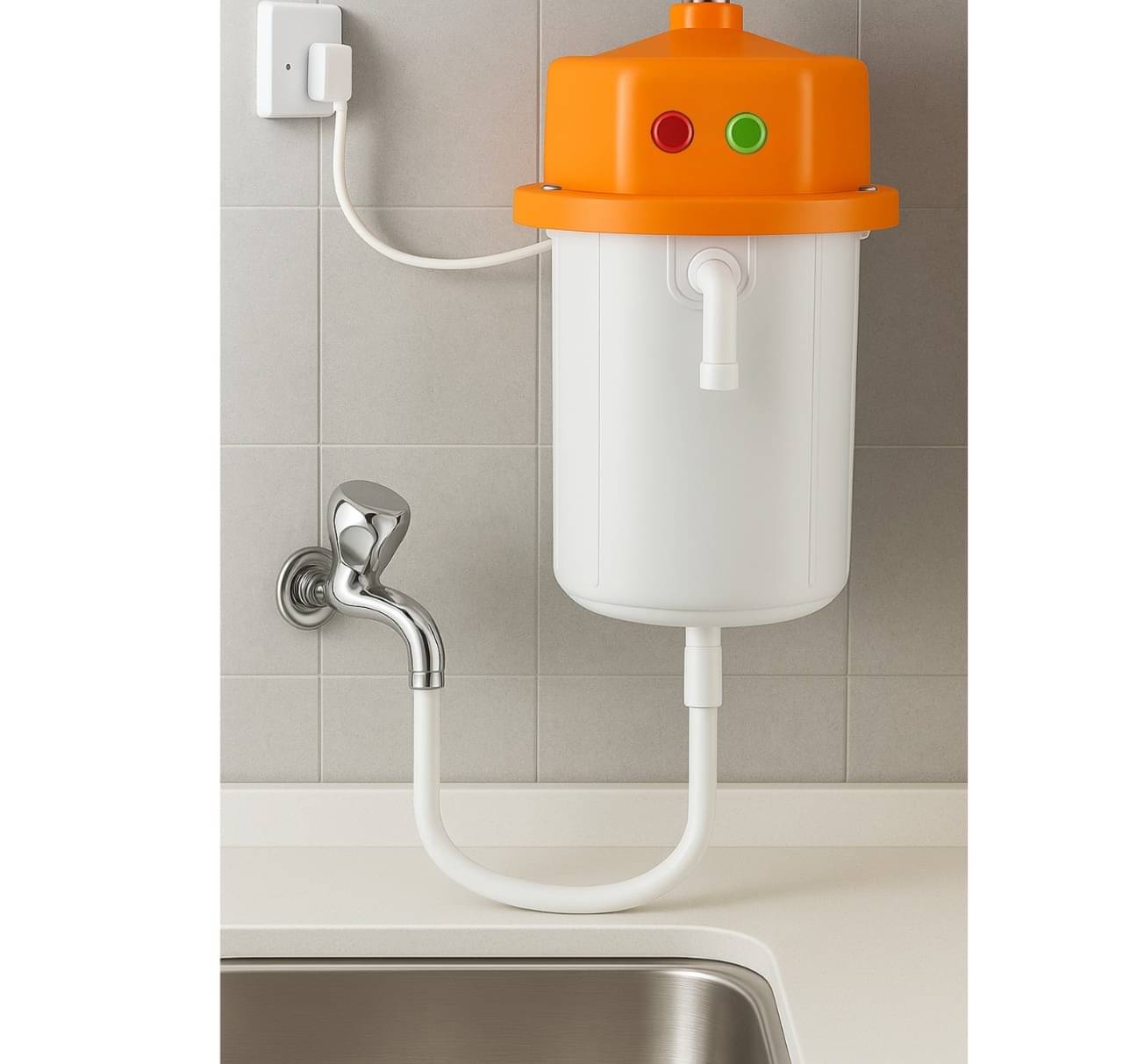     			SPARKWORLD Instant Tap Heater White Element Heater