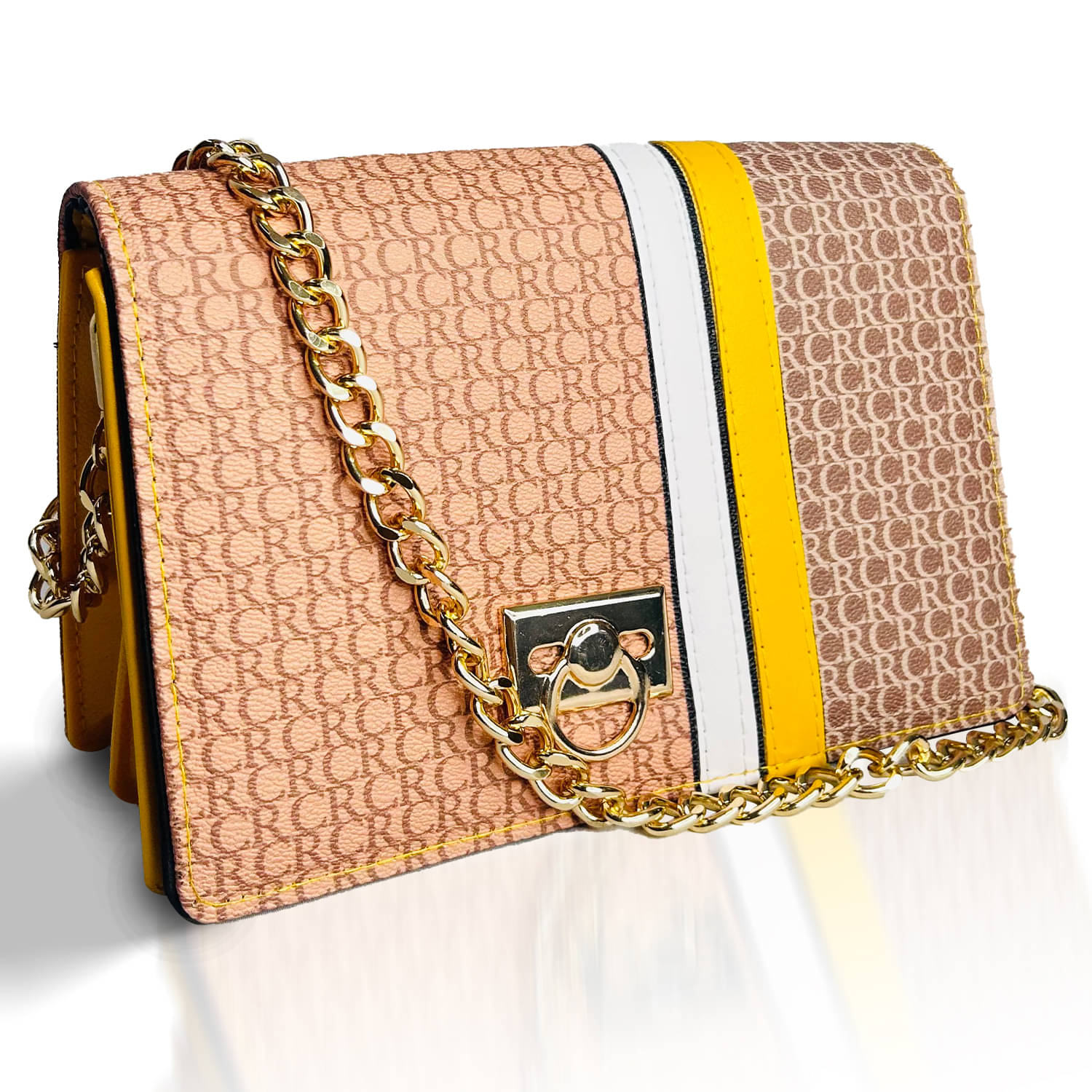     			Sageware Sling Bag PU Set of 1 ( Yellow )