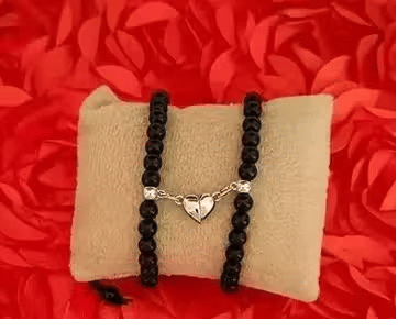     			Set to Shine Shop Black Bracelet ( Pack of 2 )