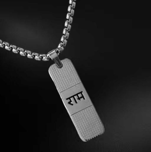     			Set to Shine Shop Oxidized Silver Stainless Steel Chain with Pendant ( Pack of 1 )