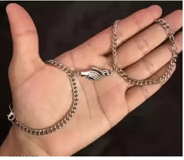     			Set to Shine Shop Silver Bracelet ( Pack of 2 )