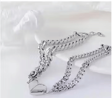     			Set to Shine Shop Silver Bracelet ( Pack of 2 )