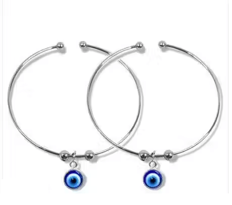     			Set to Shine Shop Silver Bracelet ( Pack of 2 )