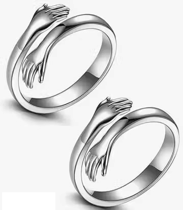 Set to Shine Shop Silver Rings ( Pack of 2 ) Set to Shine Shop Silver Rings ( Pack of 2 )